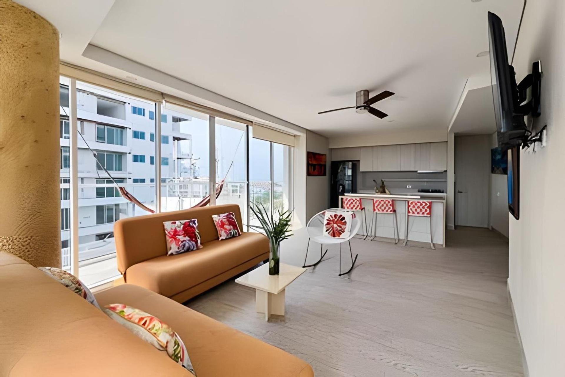 Apartamento 2 Jacuzzi Y Vista Mar. Frente A Playa Cartagena