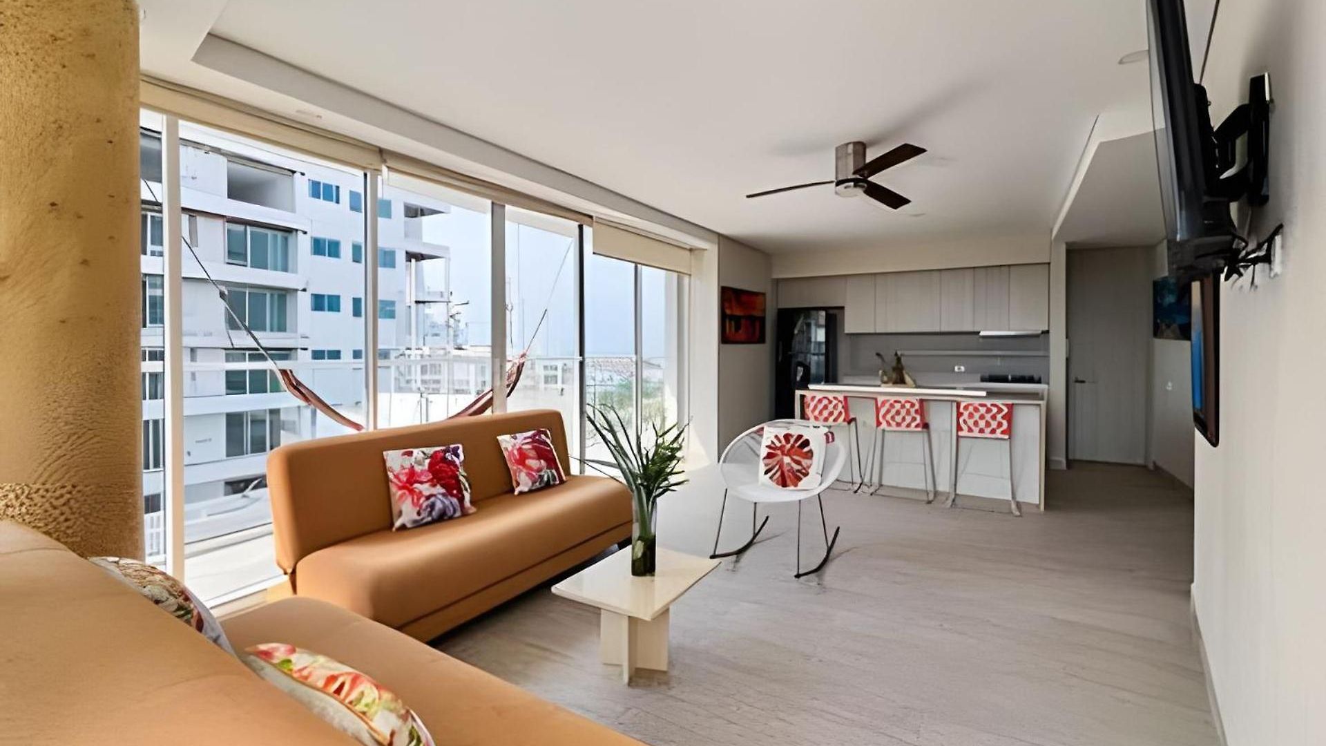 Apartamento 2 Jacuzzi Y Vista Mar. Frente A Playa Cartagena