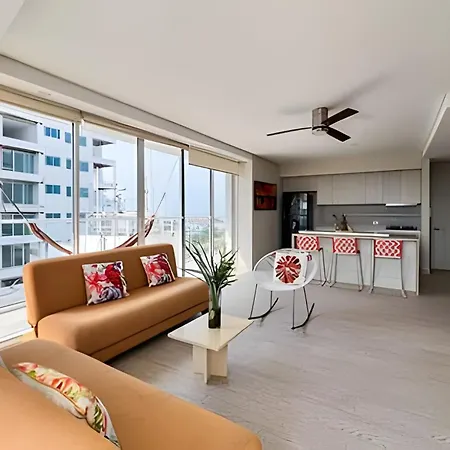 Apartamento 2 Jacuzzi Y Vista Mar. Frente A Playa Cartagena